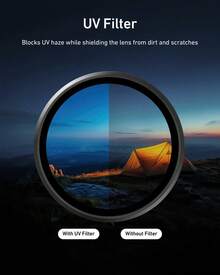 TELESIN Filters Set For D J I Osmo Action 6 CPL ND8 ND16 ND32 Lens Set CPL UV VND 2-32 Lens Filter Kit Black Diffusion 1/4 Filter Light Pollution Reduction Filter HD Optical Glass Multi-Coated Filters Sports Camera Accessories - View 9
