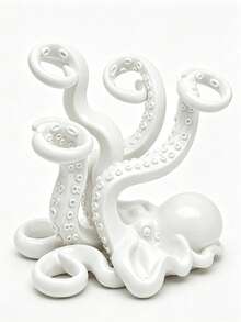 Mini Cute Octopus Creative Fun Toothbrush Holder, Toothbrush Cup, Desktop Storage Rack, Can Hold Toothbrush, Toothpaste, Flower Pot, Vase, Vanity Decor, Bathroom Supplies. Warm Home Bathroom Decor Autumn Decor Back To School Season - Multicolor - View 12