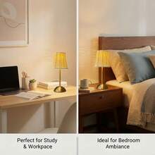 USB Warm Light LED Desk Lamp | Touch Control, Rechargeable Design, Suitable For Living Room, Office, Study, Counter, Bedroom, Dining Area And More | Perfect Gift For Christmas, Valentine's Day, Easter, Halloween And Birthday - Multicolor - View 8