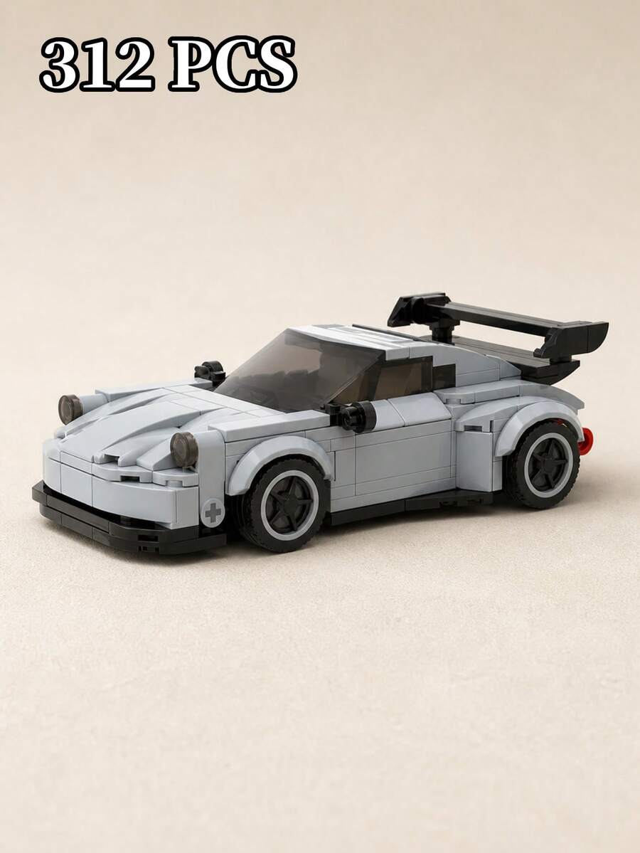 MIKEMENG 312/309/308/325/312/400 片經典 MOC 積木賽車套裝,成人 DIY 組裝汽車玩具模型,適合收藏,城市科技冠軍杯系列,適合作為生日、萬聖節、聖誕節送給男友、丈夫的禮物 - 型號 - 查看 1