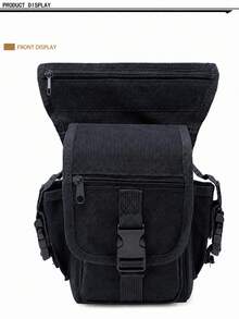 Tactical Motorcycle Leg Bag – Waterproof Drop-Leg Pouch With Adjustable Straps For Riding, Hiking & Outdoor Sports - A - View 10