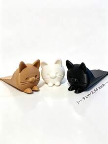 3/1 buah Penahan Pintu Kucing Cetak 3D Lucu dan Modis, Dekorasi Hadiah Kreatif Unik, Ornamen Dekorasi Rumah Multifungsi, Dekorasi Rumah Sehari-hari Modern, Cocok Sebagai Hadiah Liburan untuk Penghobi, Kerajinan Dekoratif Modis - beraneka warna - View 6
