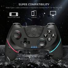 Wireless Controller For Nintendo Switch, Switch Pro Controller Compatible With Switch/Switch Lite/Switch OLED, Programmable Game Pad With Joystick, Wake-Up And Rapid Fire Function (Upgraded Version) - Multicolor - View 3