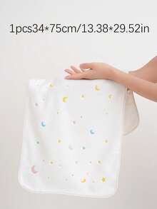 4件組刺繡浴巾套裝，含2條手巾與2條浴巾，超纖珊瑚絨材質，超吸水、不掉毛、不褪色，適合浴室裝飾 - 白色 - 查看 6