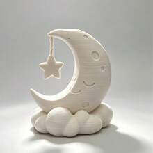 No 3D Printing Night Companion Warm, Star & Moon Decor, Desktop Companion - Star and Moon Warm Home Decor - View 5