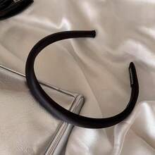 Solid Color Thin High-Crown Headband For Women, 2026 New Low-Key Minimalist Versatile Gentle Elegant Hair Hoop - Multicolor - View 2