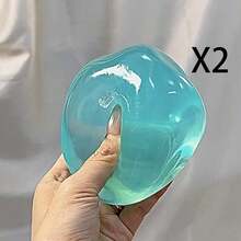 Slushy Squishy Creative Fun Slow Rebound Squeeze Toy, Green Tea, Blue Apple, Pink Apple, Red Apple, Super Soft Butter-Like Touch, Stress Relief Fingertip Toy, Back To School, Halloween - Multicolor - View 18