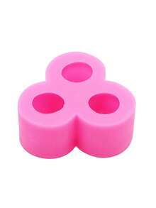 1pc Pink Liquid Silicone DIY 3D Cherry Silicone Mold For Jelly Pudding Cake Decoration Candy Chocolate, DIY Keychain Handmade Accessories Making - View 5