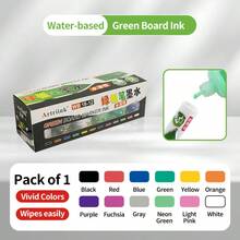 12-Color Green Board Marker Set, Erasable Green Board Markers, Smooth Writing And Easy To Erase, Multi-Color Refillable Ink For Teachers And Students, Perfect For Classroom Use, Back To School - Multicolor - View 13