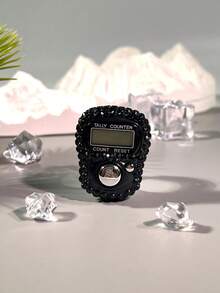 Cincin Mewah Kecil Bertabur Berlian Imitasi Berwarna-warni yang Modis (Fungsi Reset, Ukuran Cincin Dapat Diatur) Penghitung Portabel untuk Pria dan Wanita, Cocok untuk Sholat Ramadan, Penghitungan Olahraga, dll. - Beraneka warna - View 4