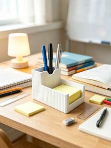 3D Printed Desktop Organizer/Sticky Note Notebook Holder/Gaming Office Accessories/Pen Holder/Sticky Note Rack, For Storing Pens/Markers/Sticky Notes, Thanksgiving Teacher Gift/Back To School/Graduation Gift - Multicolor - View 5