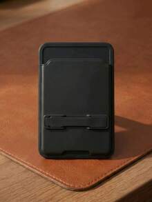 1 Peça Porta-Cartão Universal para Celular com Textura de Couro Ultrafino, Multifuncional, Clipe Adesivo Traseiro e Slot para Cartão de Acesso - Multicolorido - Visão 9