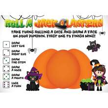 15 Halloween Party Games, Painting Faces On Pumpkins To Make Jack-O'-Lanterns, Dice Throwing (Not Included) In Turns - A - View 3