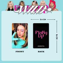 5 بطاقات صور فوتوغرافية إضافية من ألبوم KATSEYE Cat Eye WILD، بطاقات PINKY UP، بطاقات Wvs الإضافية - متعدد الألوان - مشاهدة 8