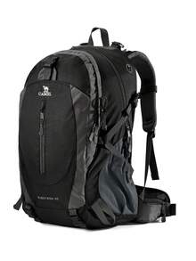 CAMEL CROWN Lightweight Outdoor Hiking Backpack For Women & Men, Large Capacity Travel Rucksack For Trekking & Mountain Climbing Gear - Black - View 1