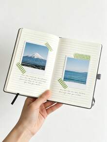 1/2pcs A5 Notebook And Pen Set, 192 Pages With Lock, Portable Writing Journal, Daily Planner, Suitable For Notes, Diary, Study, School, University, Office, Work And Travel, Back To School Supplies, Office Supplies, 2026-2027 Academic Year Diary - Multiple Styles - View 3
