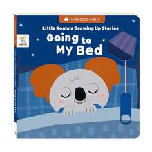 Baby Bedtime Routine Cognitive Picture Book, Simulating Bathing, Changing Pajamas, Tidying Toys And Going To Sleep Complete Evening Sequence, Little Koala Sleep Theme Pull-And-Push Cardboard Book, Solving Children's Bedtime Procrastination And Reluctance To Sleep, Cultivating Children's Routine Habits, No Sharp Edges, Reusable For Multiple Readings, Suitable For Bedtime Parent-Child Reading, Guiding Children To Develop A Regular Sleep Schedule - Royal Blue - View 4