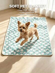 Soft And Cute Pet Blanket, Cute Heart Printed Plush Mattress, Reusable Dog And Cat Warm Sleeping Pad That Can Be Washed And Reused - M[60*40cm] - View 14