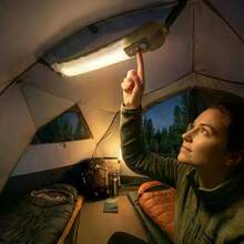 Luminária Inflável Recarregável para Acampamento Luz LED Portátil Camping - Bingo - luminaria inflavel - Visão 4