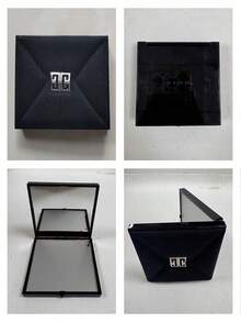 Givenchy Portable Foldable Phone Stand With Mirror Function, Sturdy Attachment That Doesn't Easily Fall Off, Suitable For Makeup Touch-Ups Anytime - Black and White - View 7
