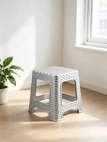One‑Piece Molded Plastic Stool, Multiple Color Options Available And High Load‑Bearing Capacity. Its Rounded Corners Prevent Hand Injuries. Lightweight For Easy Movement, Suitable For Various Scenarios Such As Living Rooms And Balconies. - Multicolor - View 7