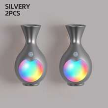 Realistic Floral Decorative Wall Lamp LED Magnetic Induction Wall Light Vase Decoration Lamp Rechargeable 800mAh Battery RGB Dimmable Suitable For Vase, Desk, Home Decor, Christmas, Wedding, Party, Fashion Home Decor - Multicolor - View 29