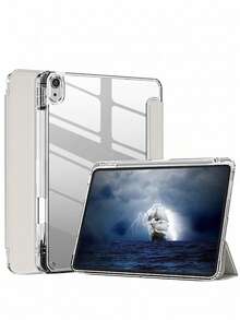DANYCASE 保護殼，相容於 iPad A16 2025、Air 11/13、M3 2025、Mini 7 A17、Pro 2024、Air 11/13、M2 2024、Pro 11/13、M4 2024、Pro 12.9、7/8/9代、10.2、10代、10.9、Air 4/5、10.9、Pro 11、4/5/6代、Mini 6 - 灰色 - 查看 3