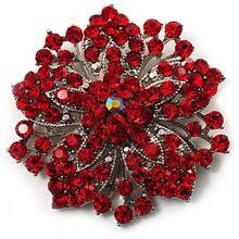 1pc Elegant Zinc Alloy Rhinestone Crystal Starfish Brooch, Christmas, Halloween, Valentine's Day Gift, High-End Apparel Accessory - Multicolor - View 9