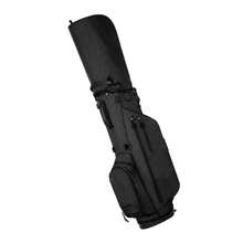 Lightweight Nylon Golf Club Stand Carry Bag, Portable Black Golf Club Holder For Men & Women, Compact Golf Storage Bag For Driving Range, Golf Course Practice - Black - View 5
