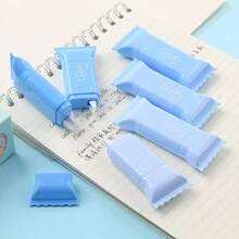 1pc Cute Pink Candy-Shaped Correction Tapes, Ideal For Precise Editing & Daily Office Use,Mini Correction Tape - A - View 1
