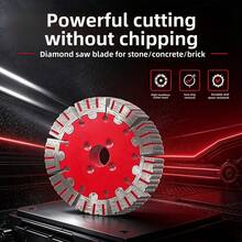 3pcs/Set Heavy Duty 125mm/5 Inch Diamond Cutting Blades - Multi-Surface Cutting Blades, Suitable For Concrete, Brick, Tile, Marble, Compatible With Table Saw And Brick Saw - For Manufacturing Industry And Construction Tools - 12.5 Cm/5 Inches - 3 Pieces - View 5