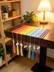Diamond Painting Positioning Ruler, Tassel Bookmark, Diamond Canvas Storage, Fixed Release Paper, Essential DIY Tools For Diamond Painting, Perfect Gift For Family And Friends On Holidays - Multicolor - View 5