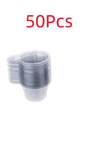 WGRXIRANYKM 50/100 Pcs Plastic Cup Dispenser Silicone Resin Molds Kit For DIY Epoxy Resin Jewelry Making Tools Accessories - Multicolor - View 8