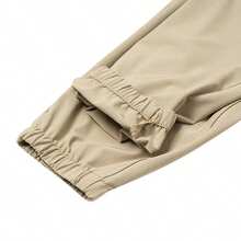 Timberland Celana Jogger Kargo Pria Kasual Olahraga Luar Ruangan, Cepat Kering, Perlindungan Matahari UPF50, Potongan Longgar - Khaki - View 11