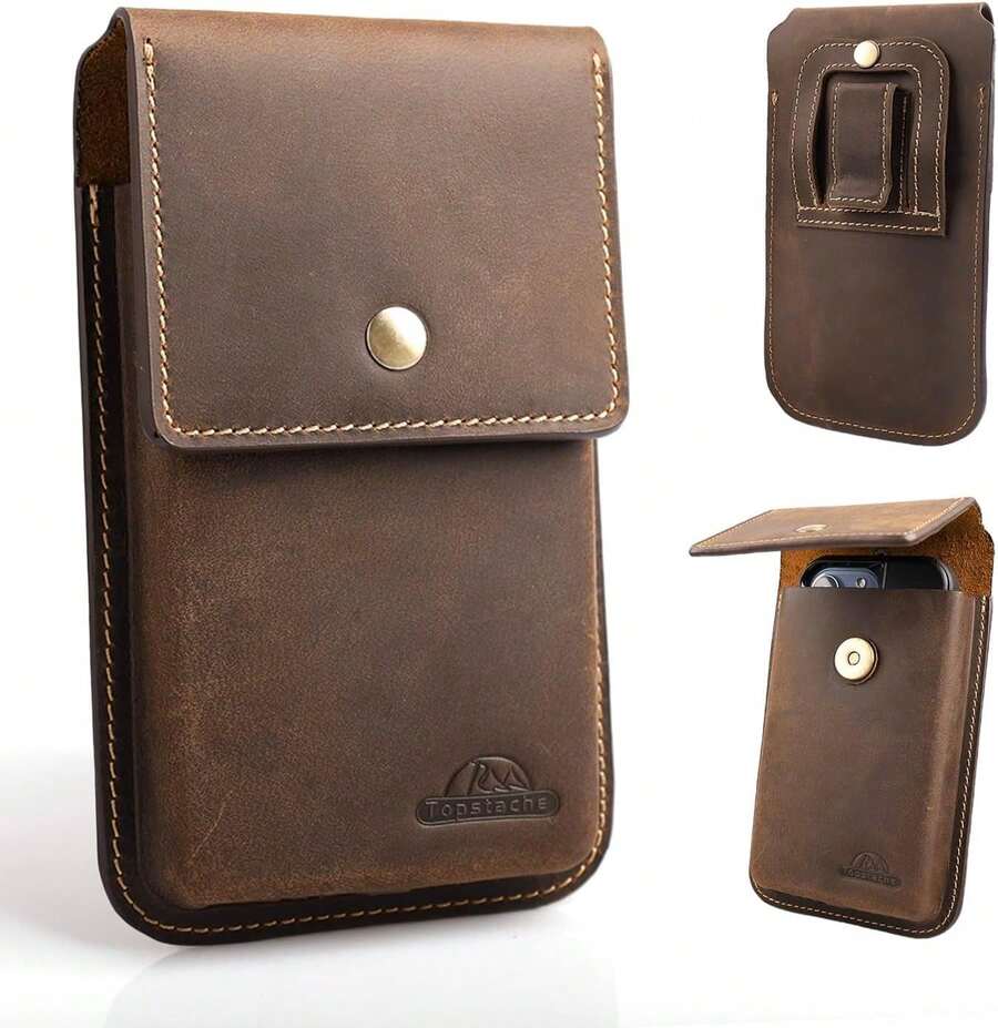 Phone Belt Bag - Brown - View 1
