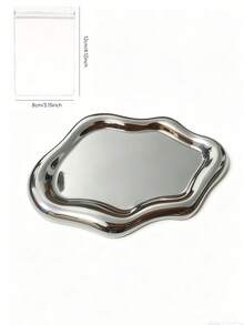 Cloud-Shaped Plastic Tray, Jewelry & Accessories Storage Tray, High-End Jewelry & Perfume Display Stand, Fashion Key Holder, Minimalist Fashion Single-Layer Design, Suitable For Home, Living Room, Office, Enhancing Home Decor - Multicolor - View 10