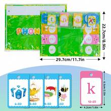 Children's English Sentence-Making Desktop Flip Board, Picture-Based Sentence-Building Early Education Flashcard Set, Replaceable Card Design With Rings, Fun Sentence-Assembling Educational Toy, Parent-Child Interactive Home Game, Holiday Birthday Gift For Boys And Girls, Suitable For Home And Classroom, Develops Language Expression, Starts Fun English Learning - Multicolor - View 13