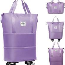 Rolling Travel Bags - Purple - View 1