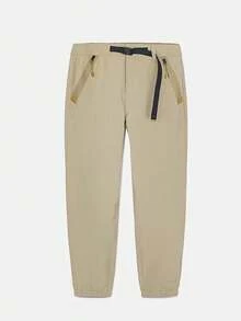 Timberland Celana Jogger Kargo Pria Kasual Olahraga Luar Ruangan, Cepat Kering, Perlindungan Matahari UPF50, Potongan Longgar - Khaki - View 7