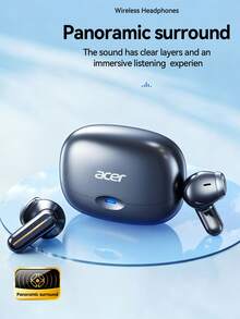 Acer OHR807 In-Ear Wireless Earbuds, Touch Control, Large Diaphragm Unit, High-Definition Stereo Sound, Comfortable Fit, Long Battery Life, Suitable For Sports, Cycling And Daily Use, Compatible With IOS/Android Systems. - View 6