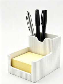 3D Printed Desktop Organizer/Sticky Note Notebook Holder/Gaming Office Accessories/Pen Holder/Sticky Note Rack, For Storing Pens/Markers/Sticky Notes, Thanksgiving Teacher Gift/Back To School/Graduation Gift - Multicolor - View 2
