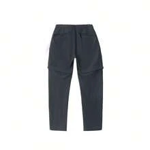 Celana Olahraga Wanita Phenix Outdoor Kasual dengan Kaki Lurus yang Dapat Dilepas dan Potongan Longgar - Hitam muda - View 5