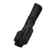 Lightweight Nylon Golf Club Stand Carry Bag, Portable Black Golf Club Holder For Men & Women, Compact Golf Storage Bag For Driving Range, Golf Course Practice - Black - View 3