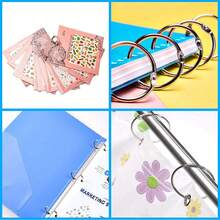 5Set (10pcs/Set) Metal Hinged Ring Book Binder Craft Photo Album Keyring Scrapbook Binding - Book Circle - View 7