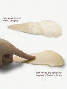 30pcs New Extra Large Invisible Anti-Slip Lift-Up Breast Tape, Suitable For Large Breasts, Anti-Glare, Prevent Breast Sagging, Disposable Elastic Non-Woven Fabric Nipple Covers - Multicolor - View 5