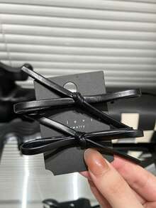 1 Set/2pcs Bow Hair Clips Women Korean Style Side Fringe Bangs Clips Elegant Alligator Hair Clips - Multicolor - View 8