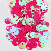 15mm Big Hole Flat Round Sequin Paillettes Large Hole 4mm PVC Loose Sequins And Spangles For Embroidery Applique Knitting Arts Crafts And Embellishment 210pcs/Bag 20g - 20 Grams - View 20