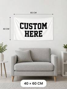 1 pieza Tapiz de pared con foto personalizada, diseño personalizado - Aniversario, cumpleaños, boda - Logotipo opcional, decoración del hogar, bandera de habitación, adecuado para el Día de San Valentín, Navidad, inauguración de la casa, sala de estar, dormitorio, hogar nórdico acogedor, hogar estético, colgante de pared - Multicolor - Ver 10
