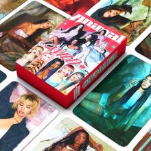 127Pcs KATSEYE <WILD> Album Lomo Cards Set K-Pop Girl Group Photocards HD Print Postcards Fans Collection Merch Gift Stickers Card Stickers ANNIMAL - Multicolor - View 1
