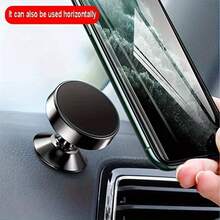Universal Super Strong Magnetic Metal Car Phone Holder 360° Rotating Air Vent Mount - New Arrival - View 4